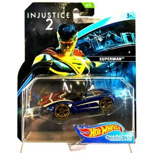 Hot Wheels Character Cars Injustice 2 SUPERMAN, New, See Pics/Description!